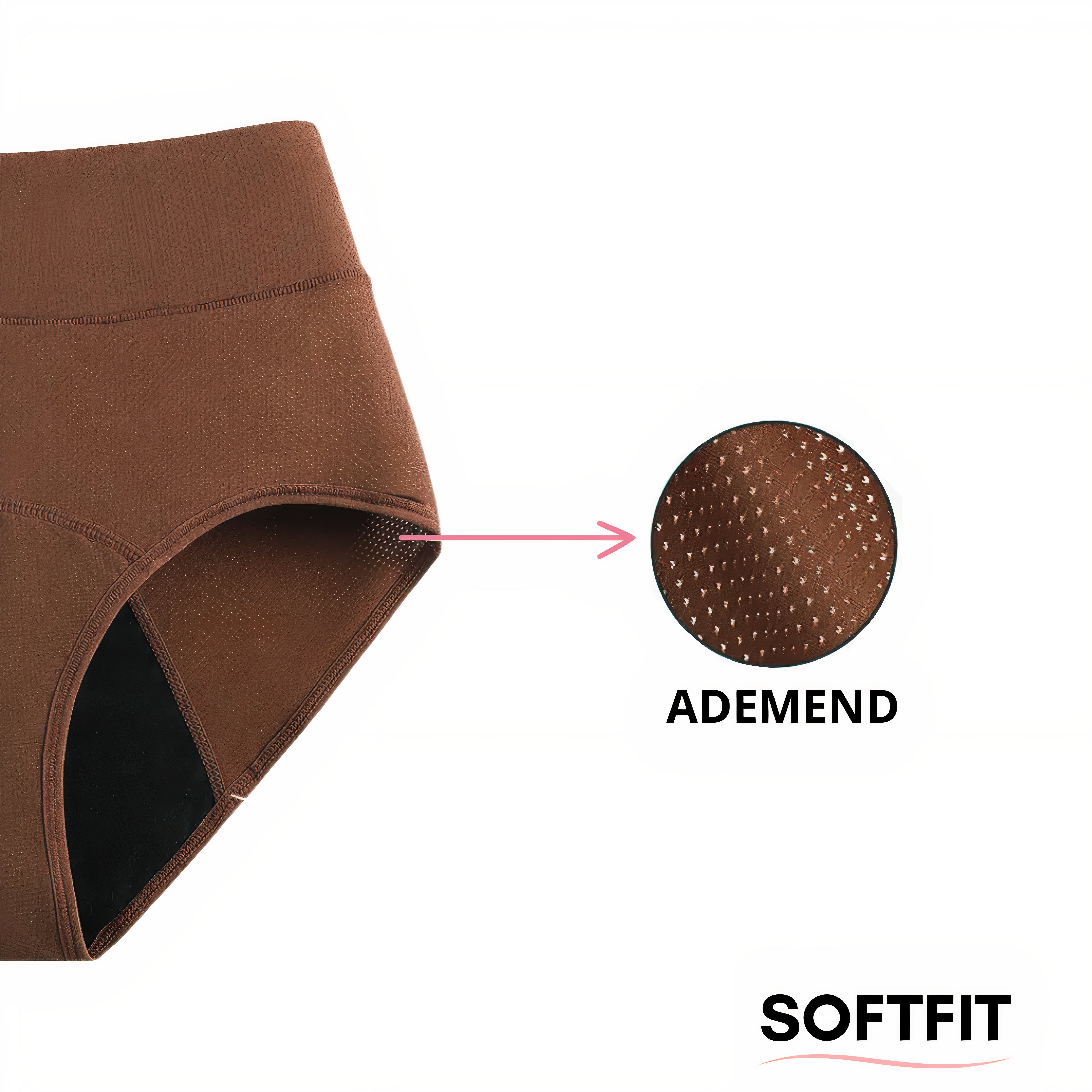 SoftFit® Leakproof Underwear 5-Pack Brown l + 5 FREE
